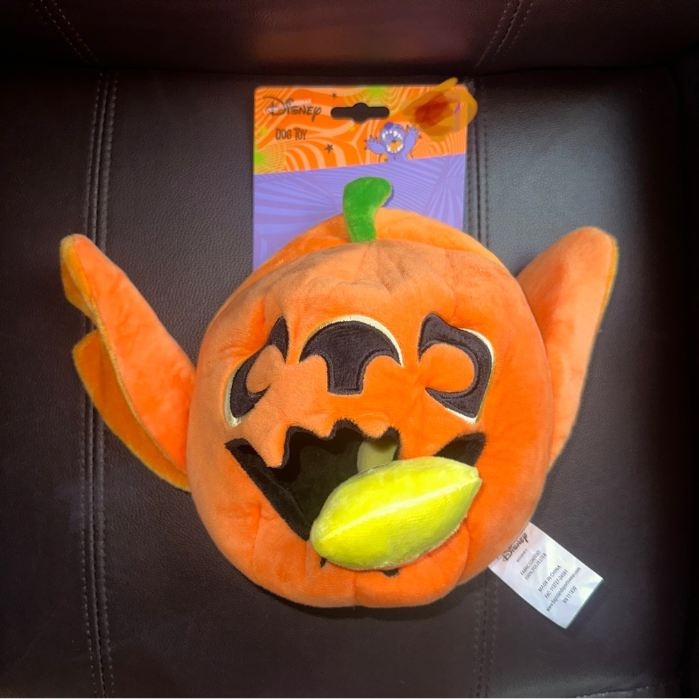 NWT Disney Stitch Halloween Lilo & Stitch Dog Toy RARE HTF Disney Fall Holiday